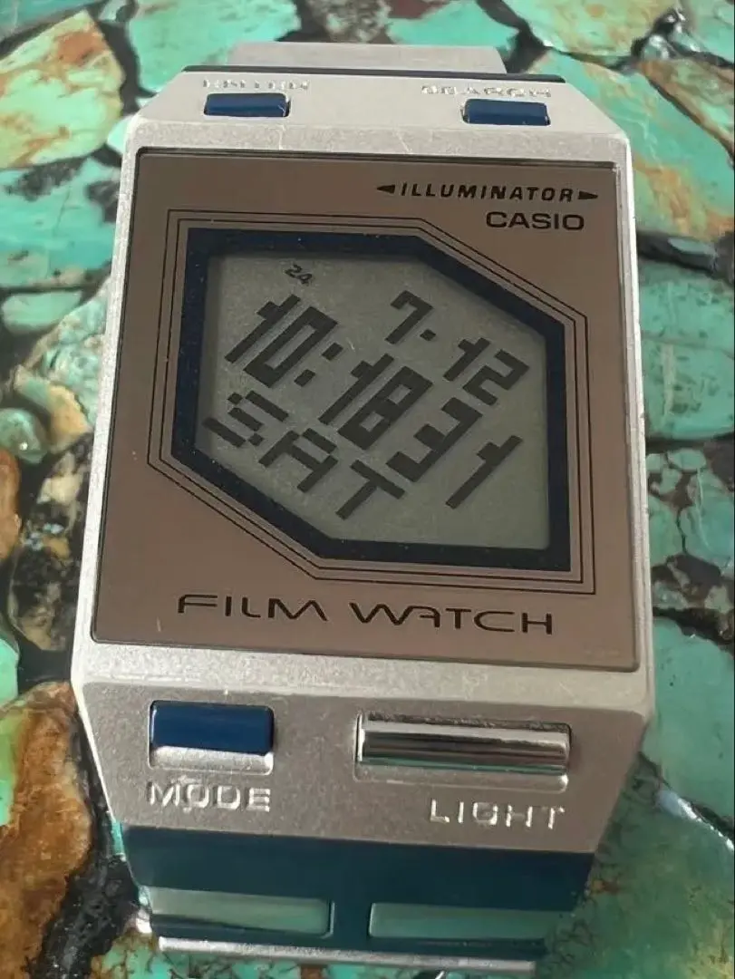 カシオ　フィルムウォッチ　ペラ　オレンジベルト　デジアナ カシオ ペラ （casio pela) フィルムウォッチ FS-00 その名の