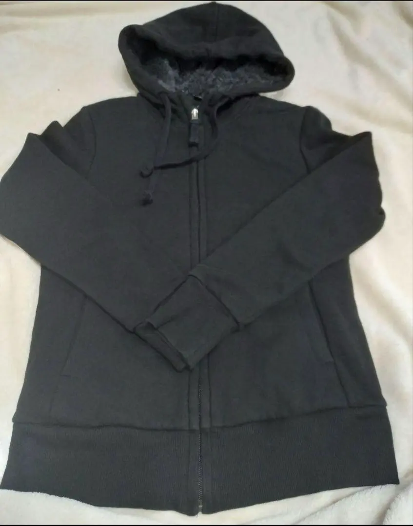 Thumbnail of UNIQLO, Uniqlo, Boa Parka, Zip-up Hoodie, Black, Size S