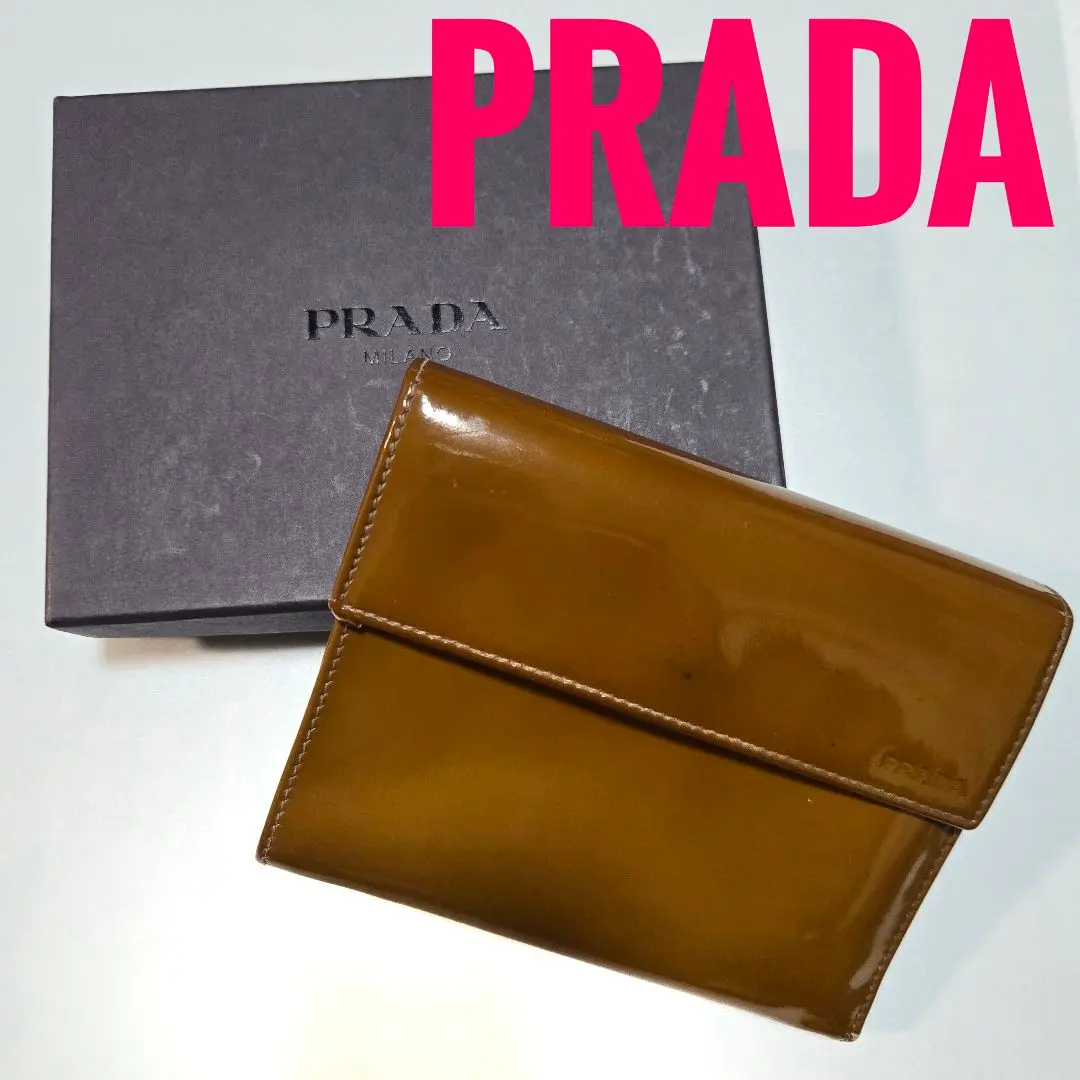 2025年最新】PRADA カラー：ブラウン系 三つ折り財布の人気