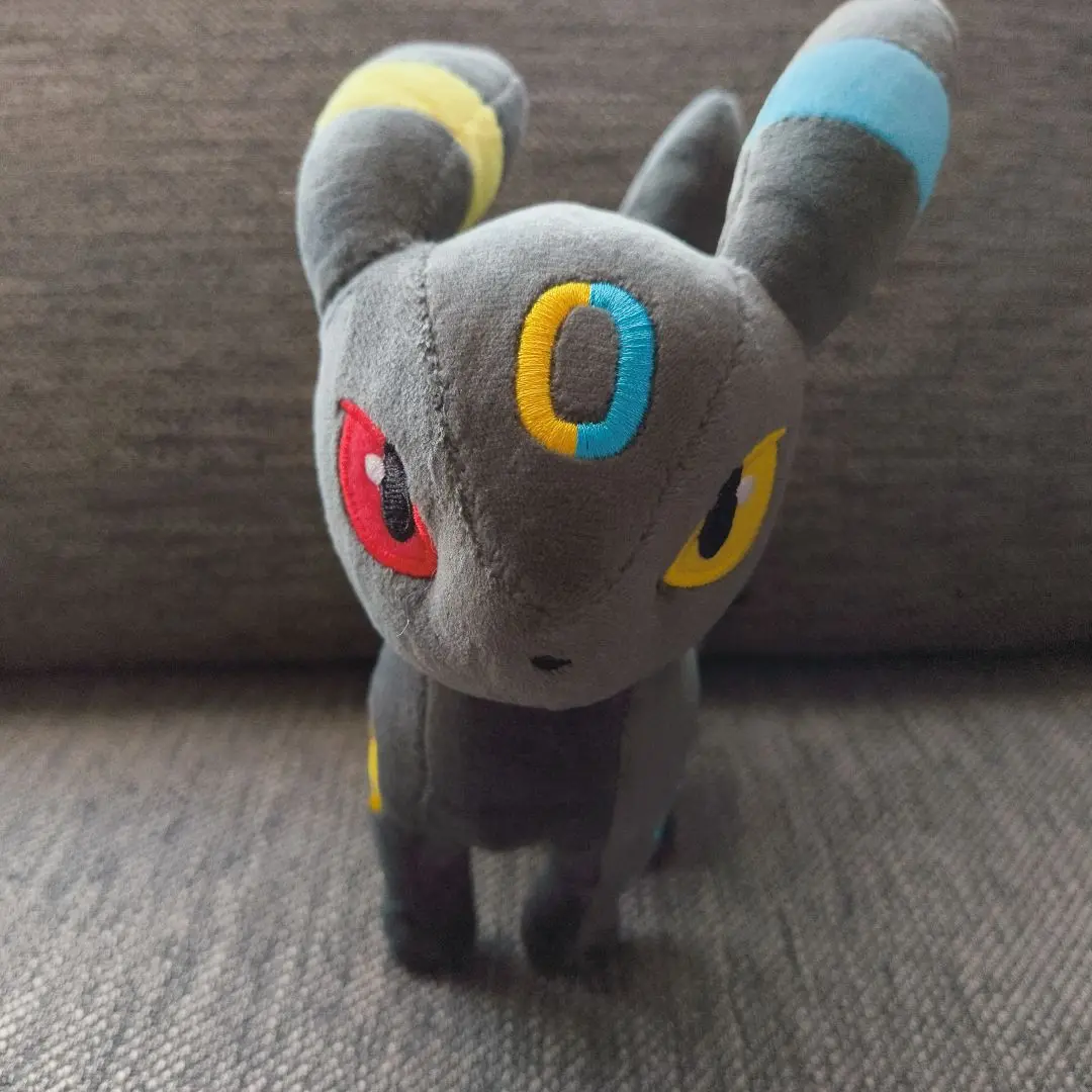 ブラッキー　ぬいぐるみ　色違い　ポケモン　イーブイ　小さい　20cm【現品撮影】 ブラッキー ぬいぐるみ 色違い ポケモン イーブイ 小さい 20cm