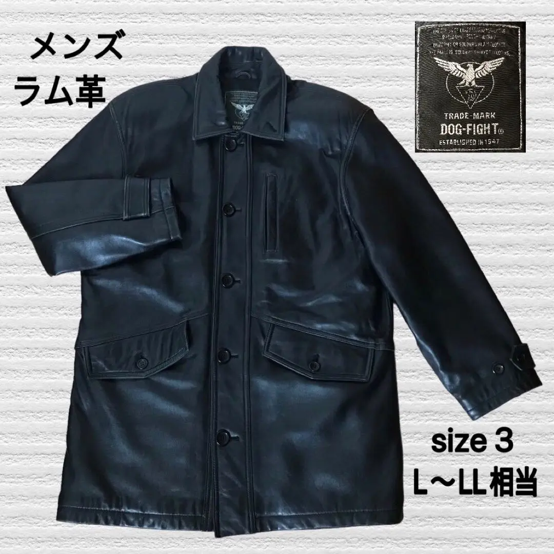 ビンテージ ライダージャケット Dog fight 裏キルティングカウレザー ビンテージ ライダージャケット Dog fight 裏キルティング