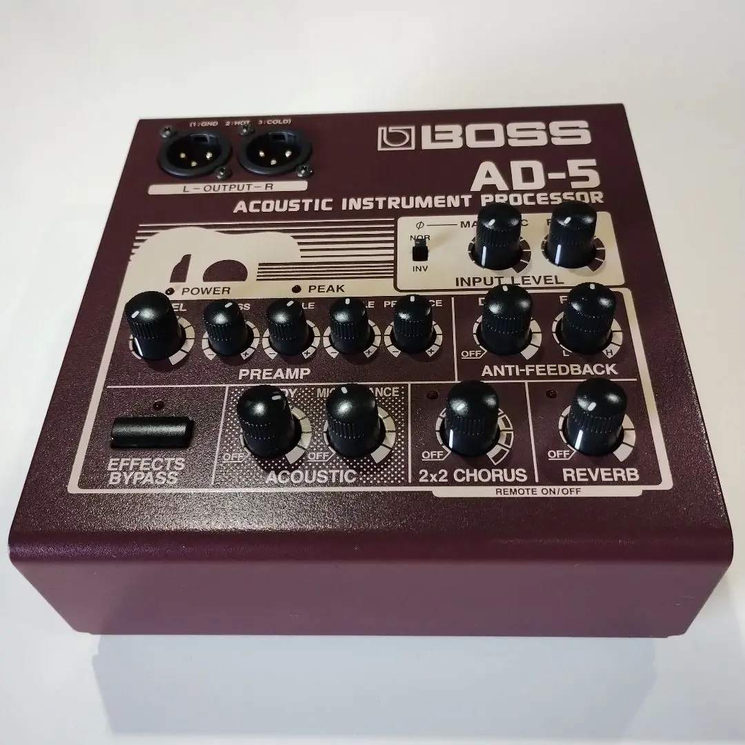 BOSS AD-2 アコースティックプリアンプ美品 BOSS AD-2 Acoustic Preamp アコギ用 プリアンプAD2（B級特価