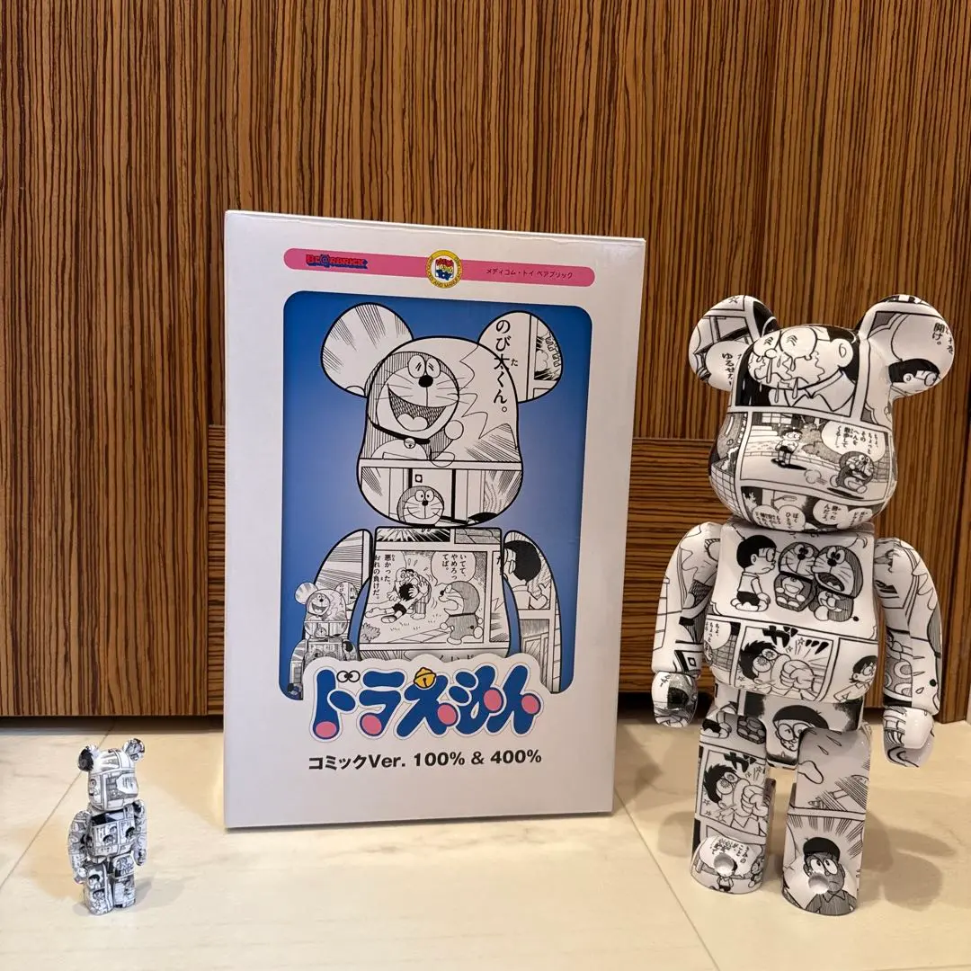 BE@RBRICK ドラえもん 100％ &amp; 400％ ベアブリック MEDICOM TOY - BE@RBRICK ドラえもん コミック Ver. 100％ & 400％