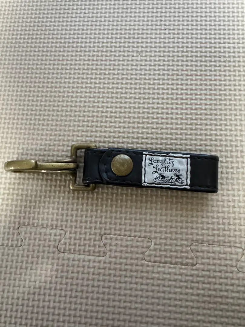 Langlitz Leathers ブラックレザーキーホルダー　まじでかっこいい Langlitz Leathers ブラックレザーキーホルダーまじでかっこいい