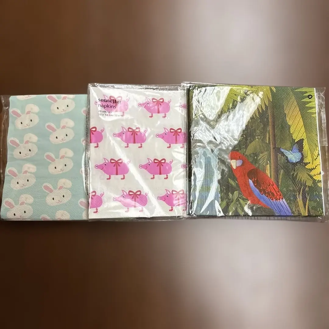 動物設計紙巾套裝 51張 的縮圖