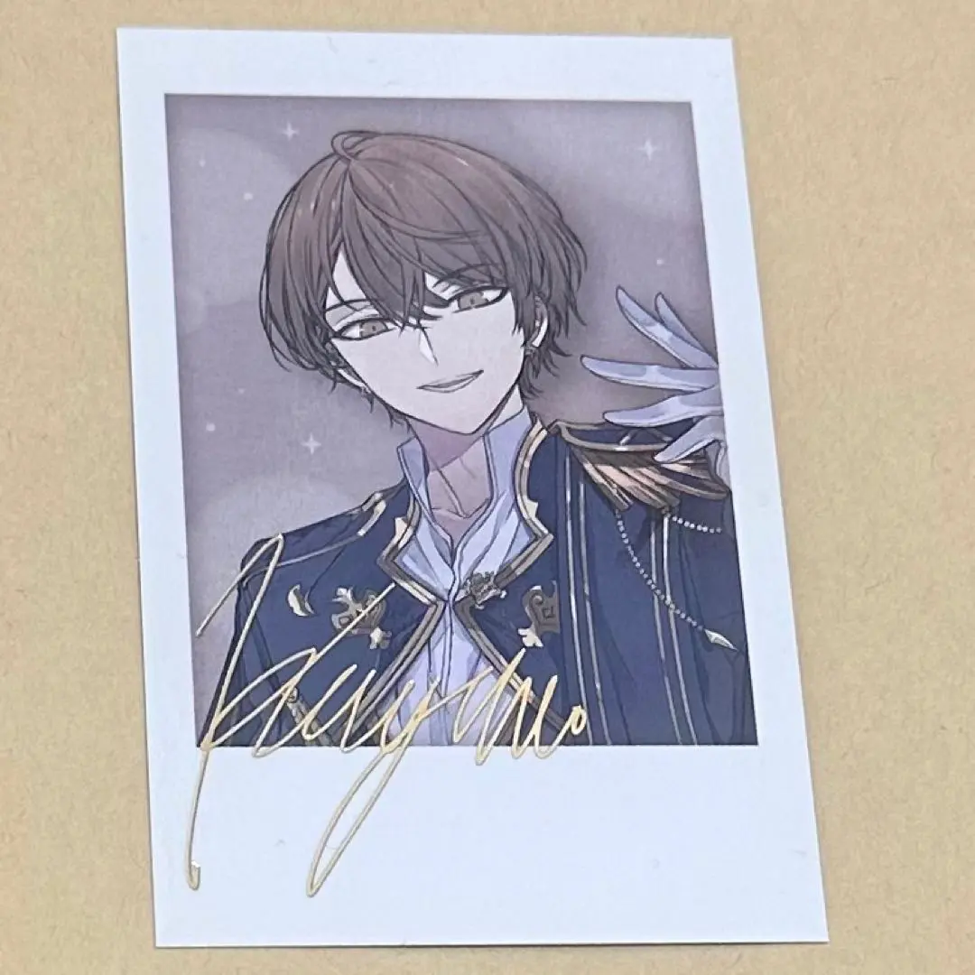 Thumbnail of Nijisanji 5th Anniversary Cheki (Polaroid) Hayato Kagami, Foil-pressed, Signed