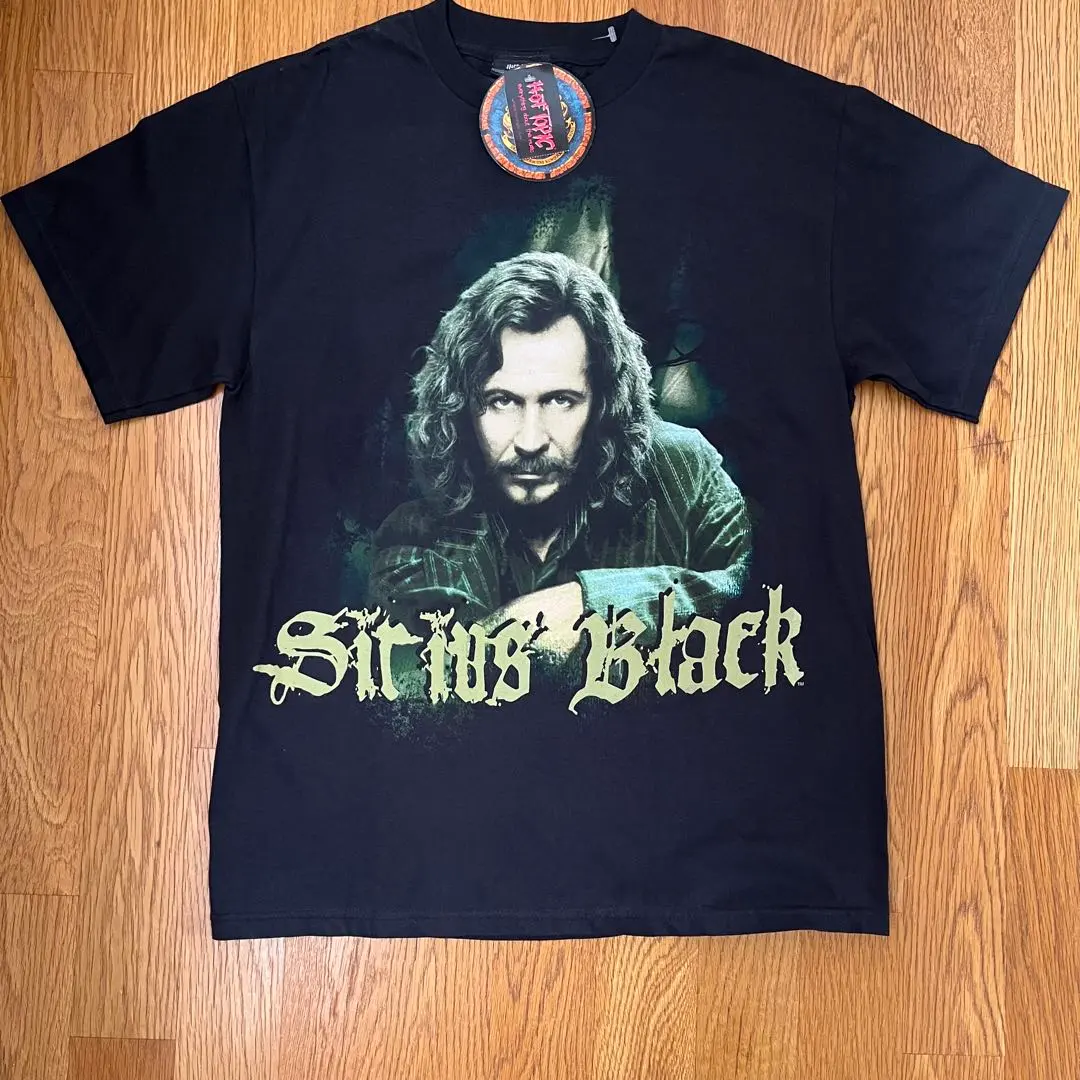 タグ付き新品未使用　ハリーポッター　シリウスブラック　プロモーションTシャツ 希少！未使用】USJ シリウスブラック Tシャツ M グレー ハリー