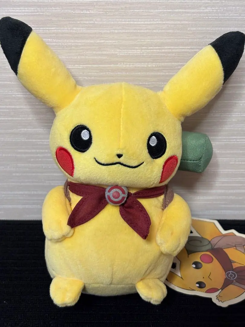 Thumbnail of Pikachu stuffed toy, with tag