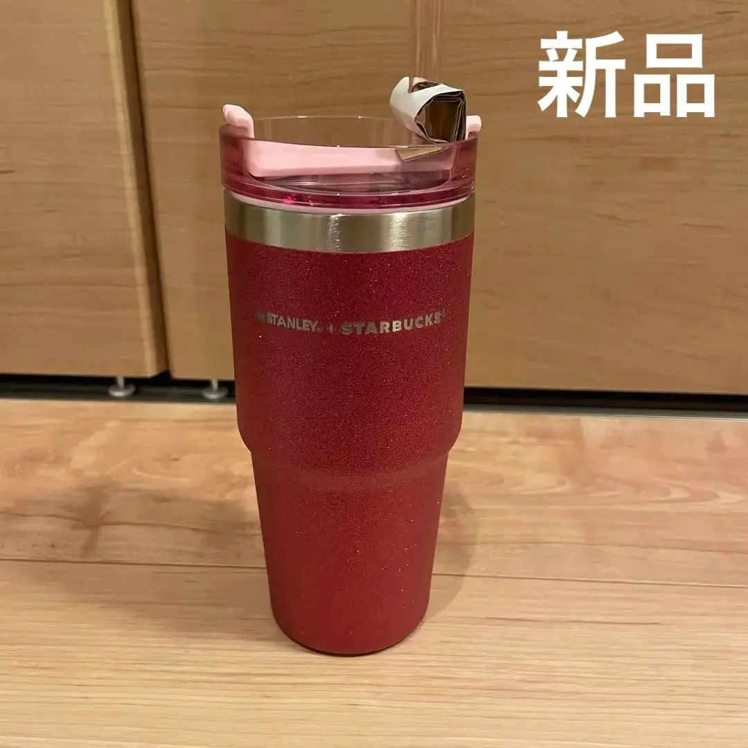スターバックス SAKURA スタンレーグリッター ビビッドピンク 473ml Amazon | スターバックス 2024 3WAY ステンレスタンブラー