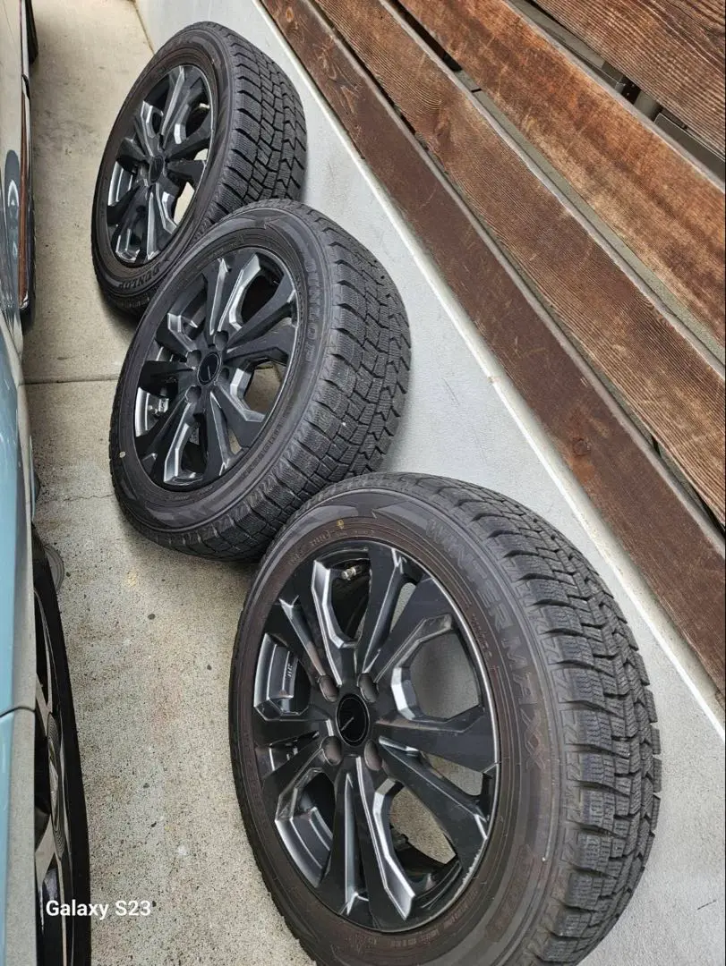ルノー　トゥインゴ　15インチ スタッドレスタイヤ リヤ２本セット 良好品】ルノー トゥインゴ 純正サイズ TECMAG 15in 5.5J +38 6J