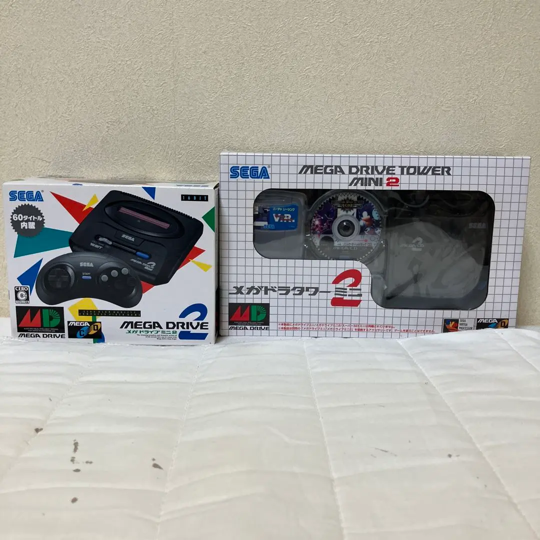 【新品未開封)メガドライブミニ2＋メガドラタワーミニ2セット 自由度が高い