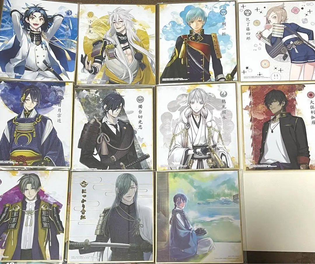 シークレット：鶴丸国永 & 物吉貞宗 刀剣乱舞-ONLINE- 色紙ART 1