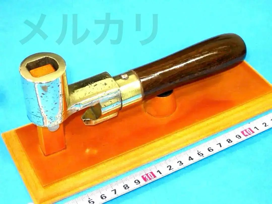 鉄道　パーツ　コレクション　真鍮製　機関車　三菱製　ブレーキハンドル　鉄道部品 鉄道 パーツ コレクション 真鍮製 機関車 三菱製 ブレーキ