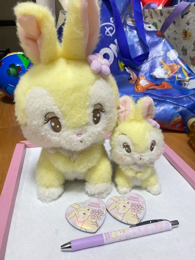 「新品」ディズニーストア　レディ ぬいぐるみキーチェーン mikko 4点 人気イラストレーターが描くマリー、レディ、ミス・バニー