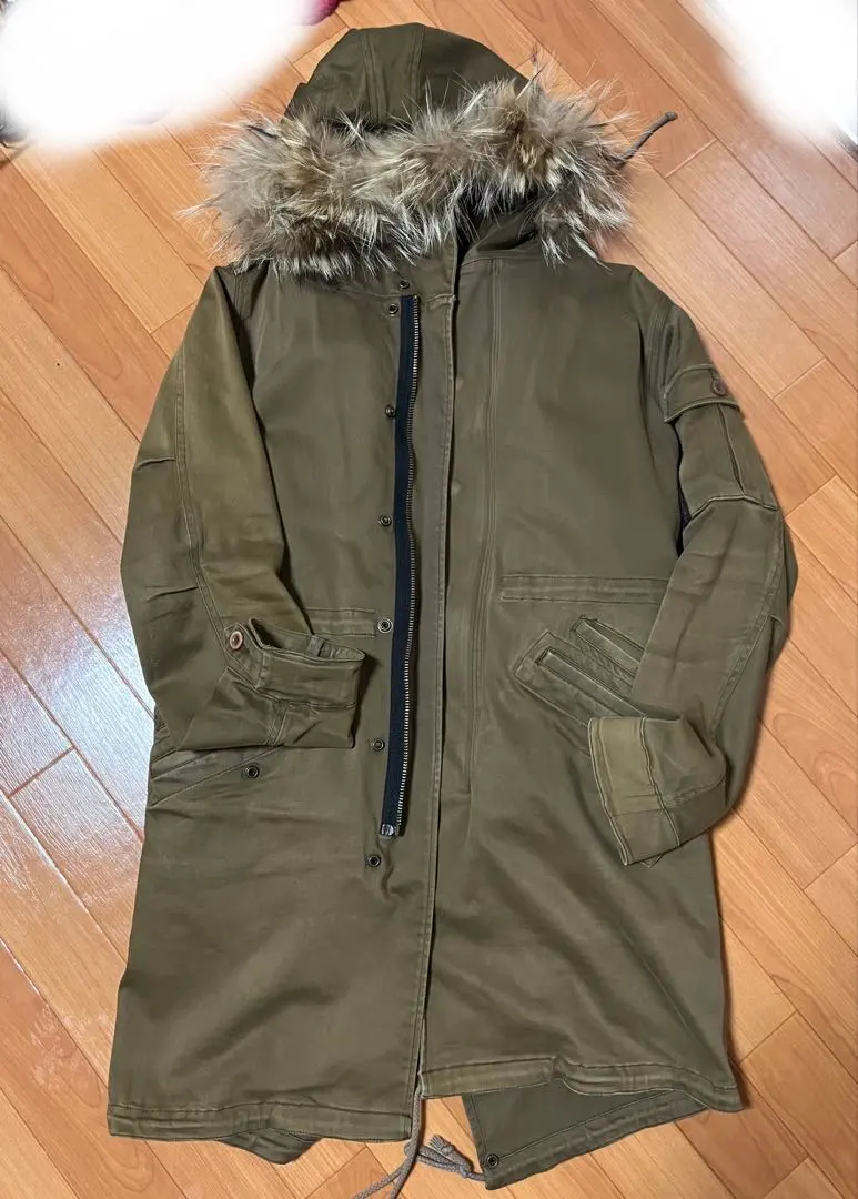 Thumbnail of glamb Khaki Hooded Mods Coat Size 3