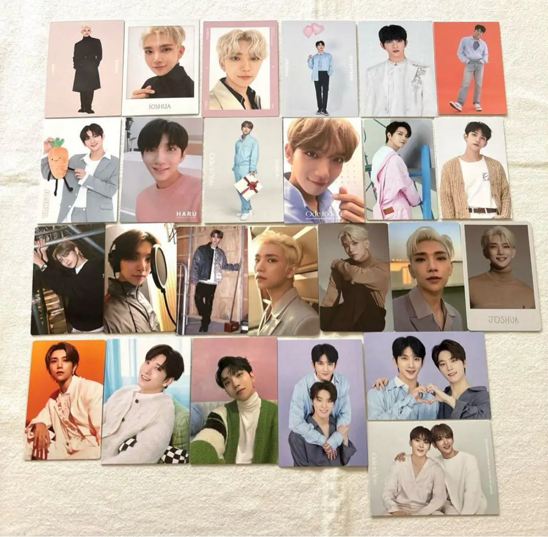Thumbnail of Seventeen Joshua trading cards, 25-card set
