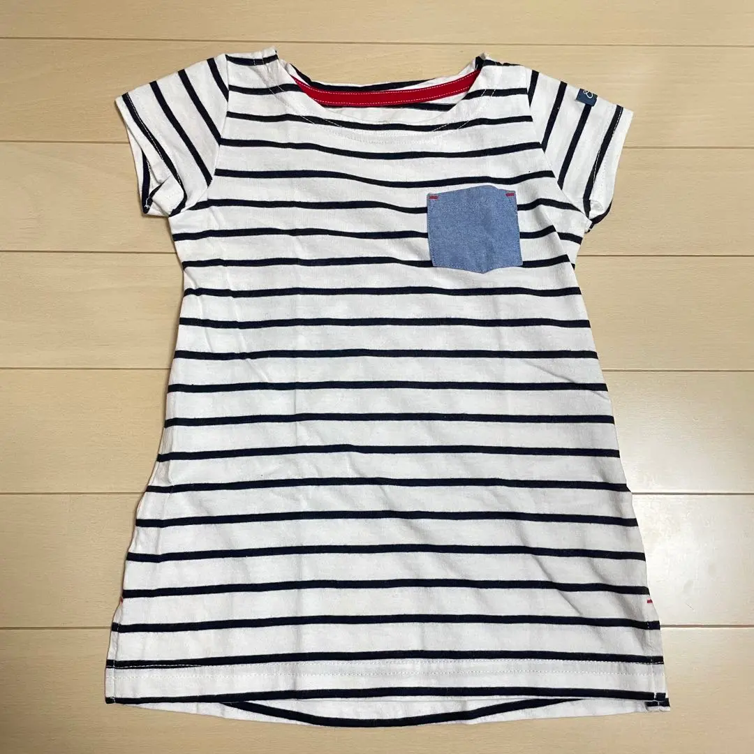 Thumbnail of Striped short-sleeved dress / tunic, 80cm