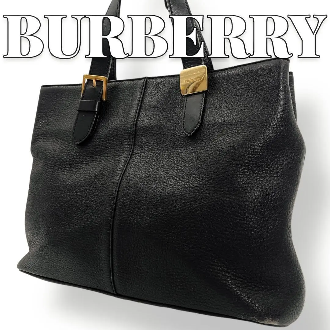 Thumbnail of BURBERRY Leather Black Nova Check Handbag 9025