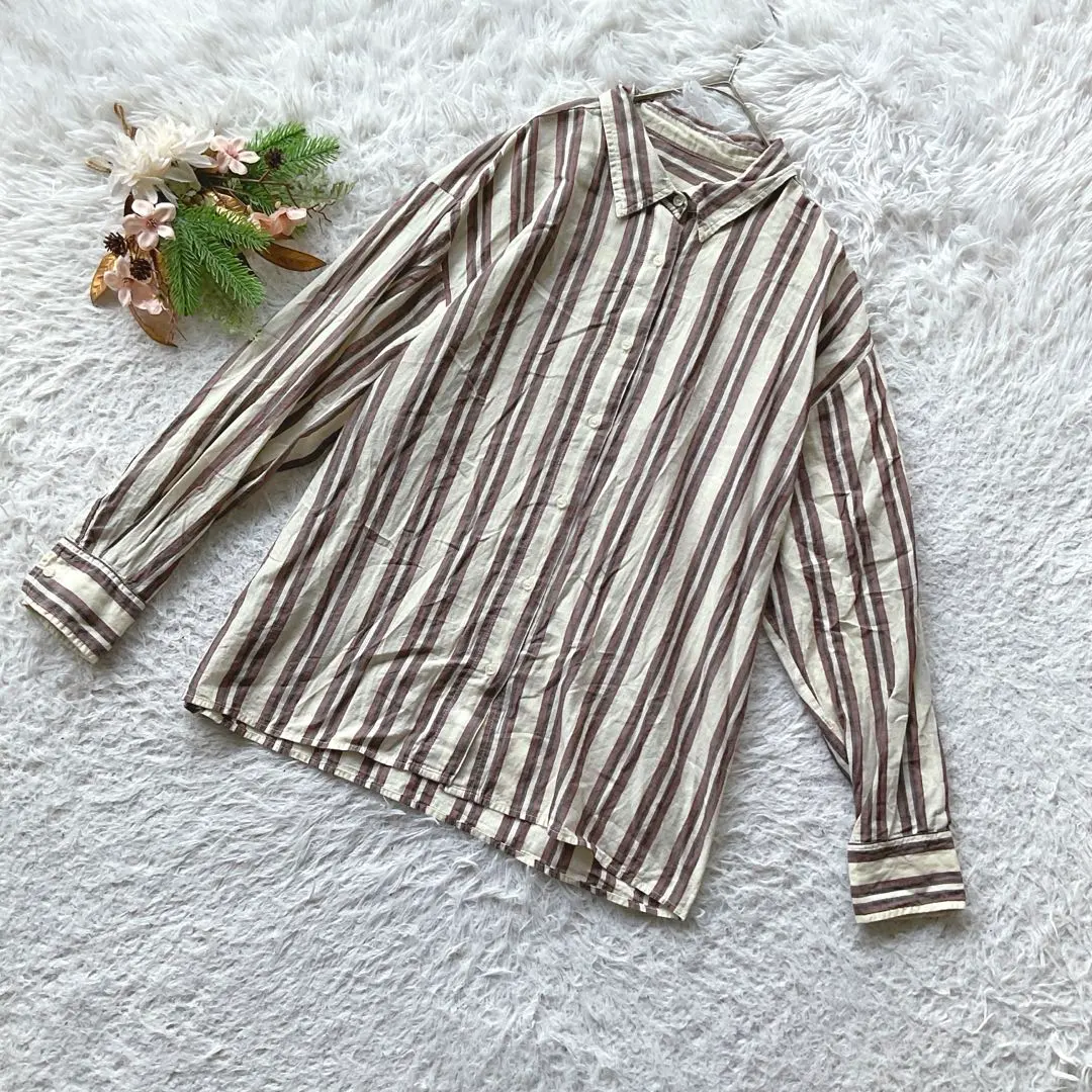 Thumbnail of KBF (1/S) Long Sleeve Shirt Striped 100% Cotton Washable Date