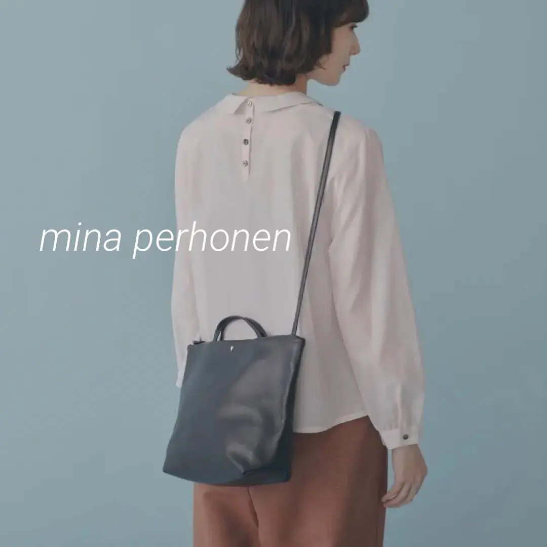 ミナペルホネンkostea 2023-24 a/w ショルダーバッグL life puzzle kostea - minä perhonen