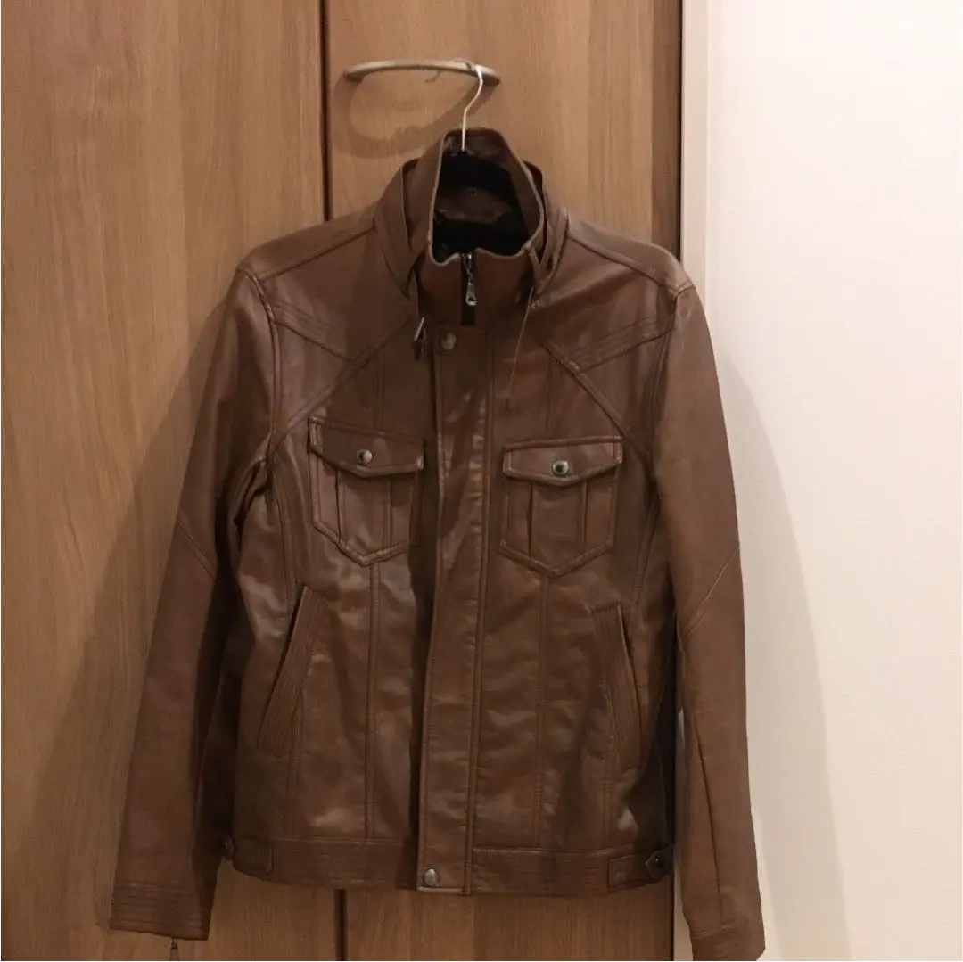 Thumbnail of Semantic Design Leather Jacket