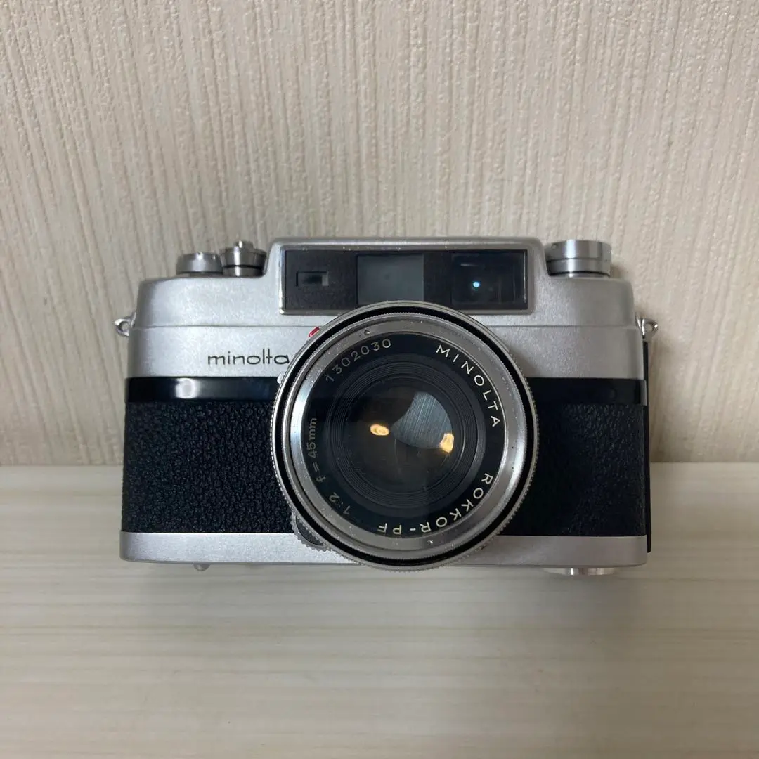昭和レトロ　ミノルタ　V2　レンジファインダーカメラ　フルマニュアル 光学機器 ＞ フィルムカメラ ＞ minolta V2 レンジファインダー