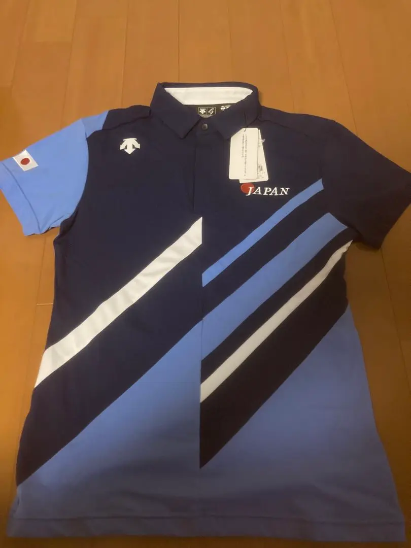 【未使用】デサント 東京オリンピック日本代表レプリカ 女子ゴルフ ポロシャツ JAPAN NATIONAL TEAM レプリカモデル】ライジンググラデーション