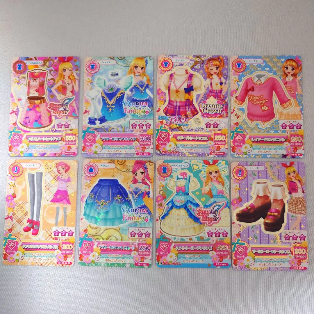 Thumbnail of Aikatsu Cards - Set of 8 - Flower Pirouette, Country Garden