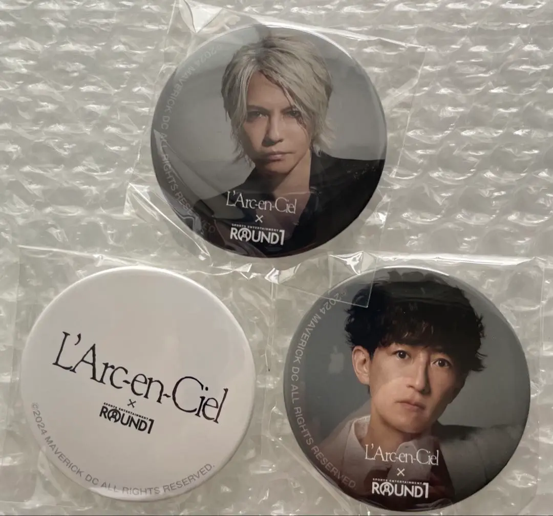 L'Arc~en~Ciel ラウンドワン 缶バッジ 2025年最新】ラルク ラウンドワン 缶バッジの人気アイテム