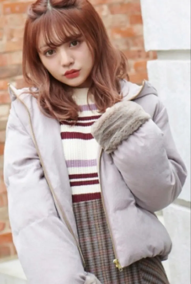 Thumbnail of MAJESTIC LEGON Short Down Coat with Fur Sleeves