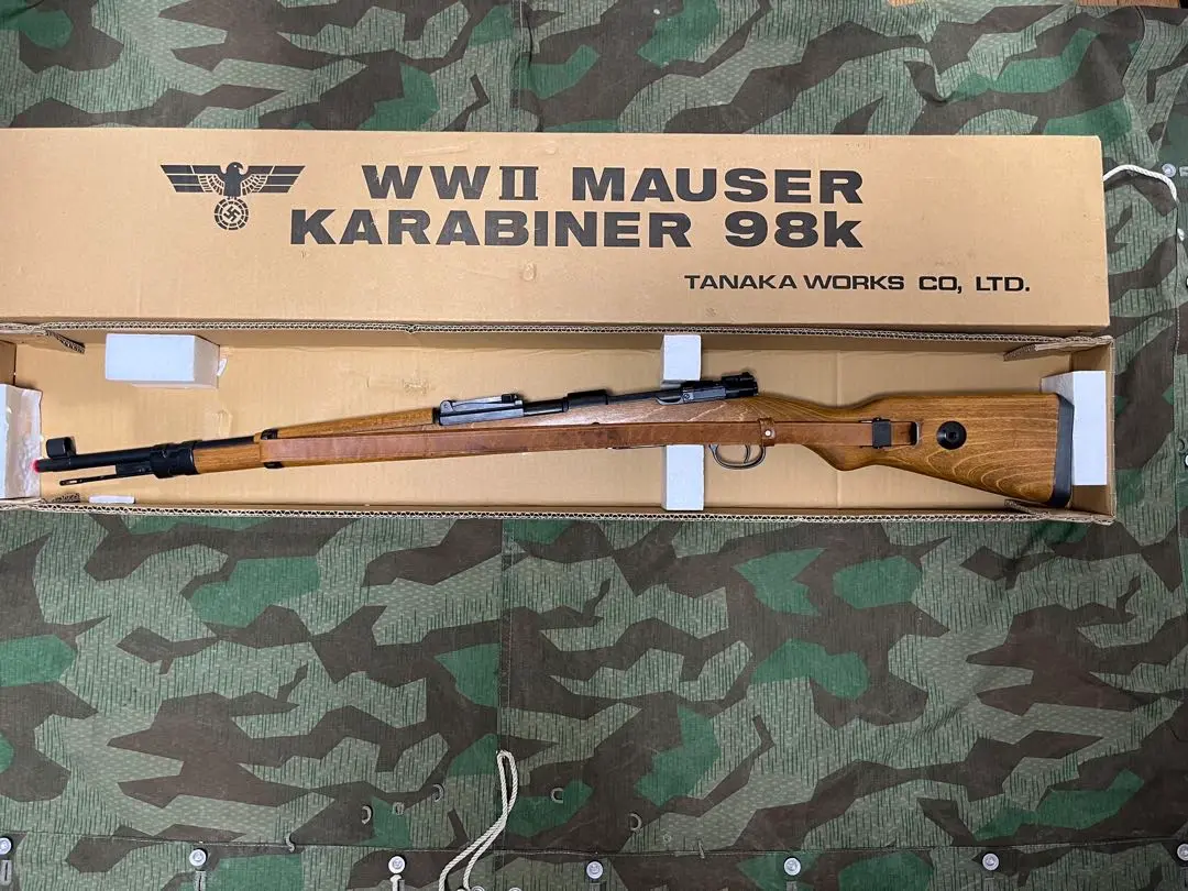 タナカワークス MAUSER KARABINER 98k モーゼル ガスライフル 楽天市場】タナカワークス モーゼル Kar 98k 発火式 モデルガン