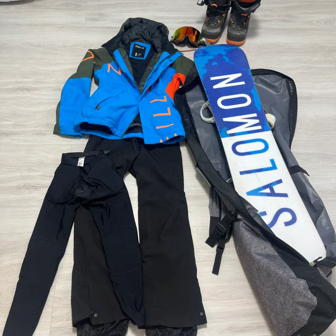 SALOMON フロンティア 153cm スノーボード FLUXビンディング付き SALOMON フロンティア ながれ 153cm スノーボード FLUX
