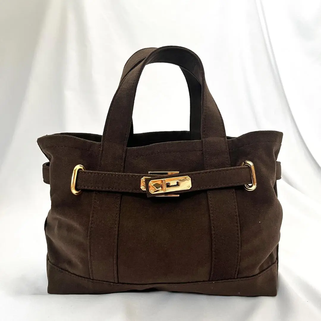 完売品！【未使用】シータパランティカ　Ultrasuede　ミニトート　ブラウン SITA PARANTICA/シータパランティカ】 Ultrasuede カナグツキ