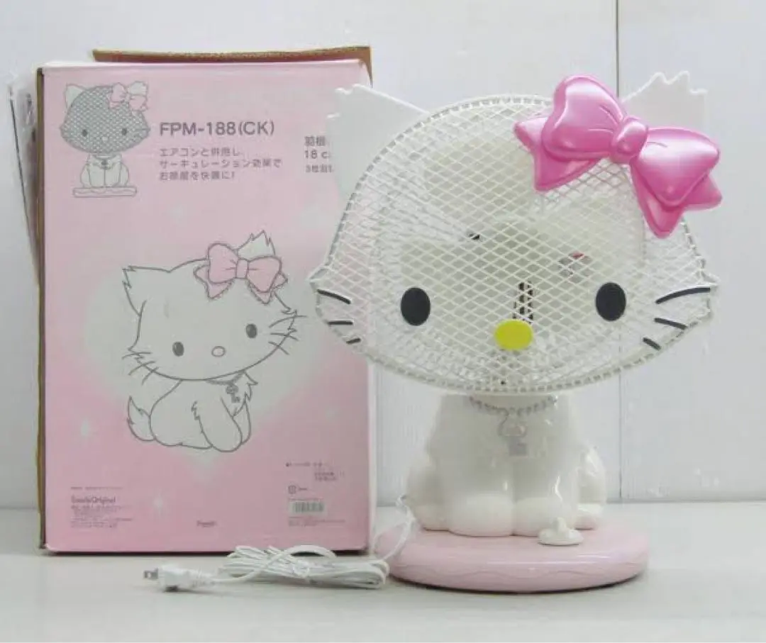 チャーミーキティ　扇風機　Charmmy Kitty レア チャーミーキティ 扇風機 ハローキティ - メルカリ