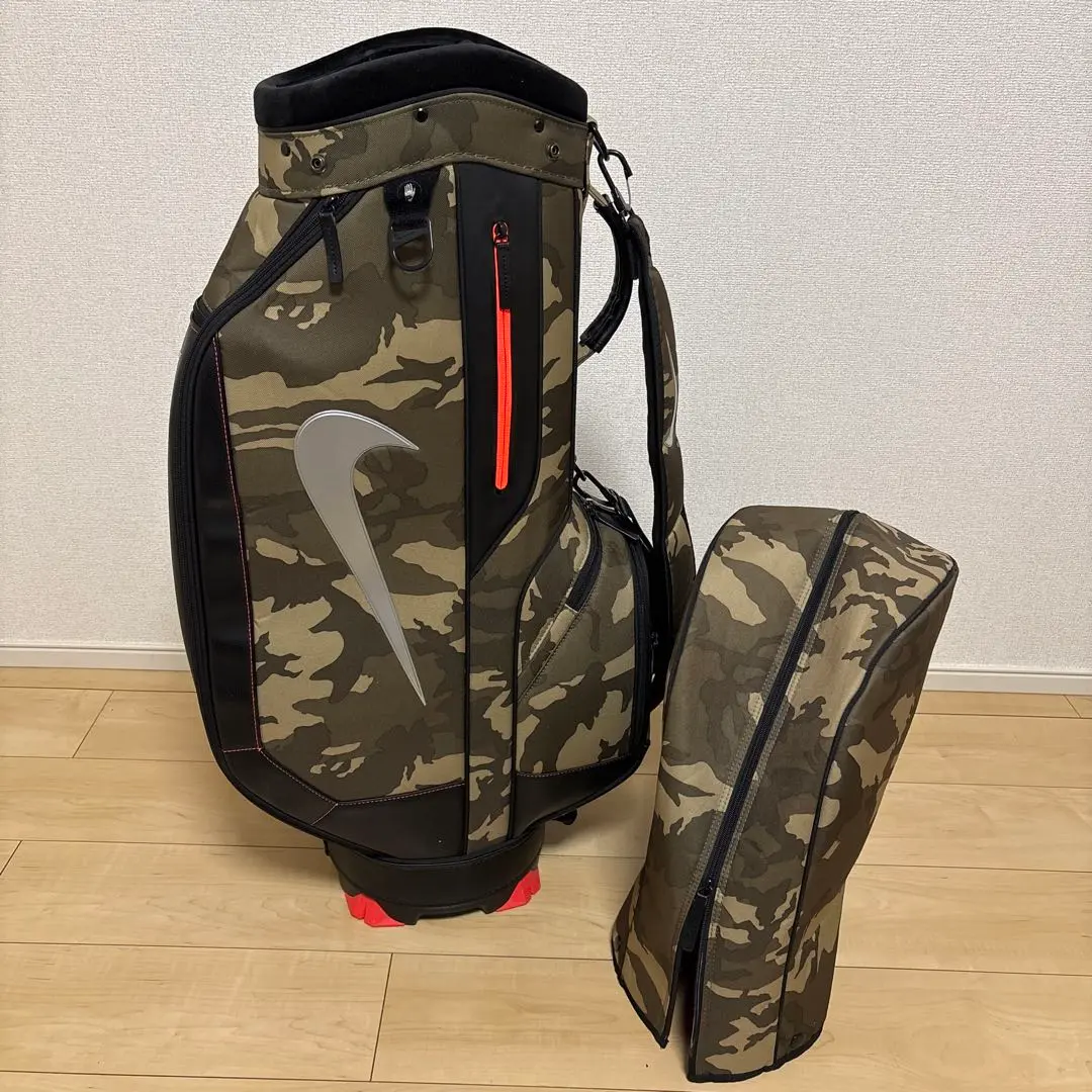 ナイキ ゴルフ キャディバッグ カモフラ 迷彩柄 カート NIKE