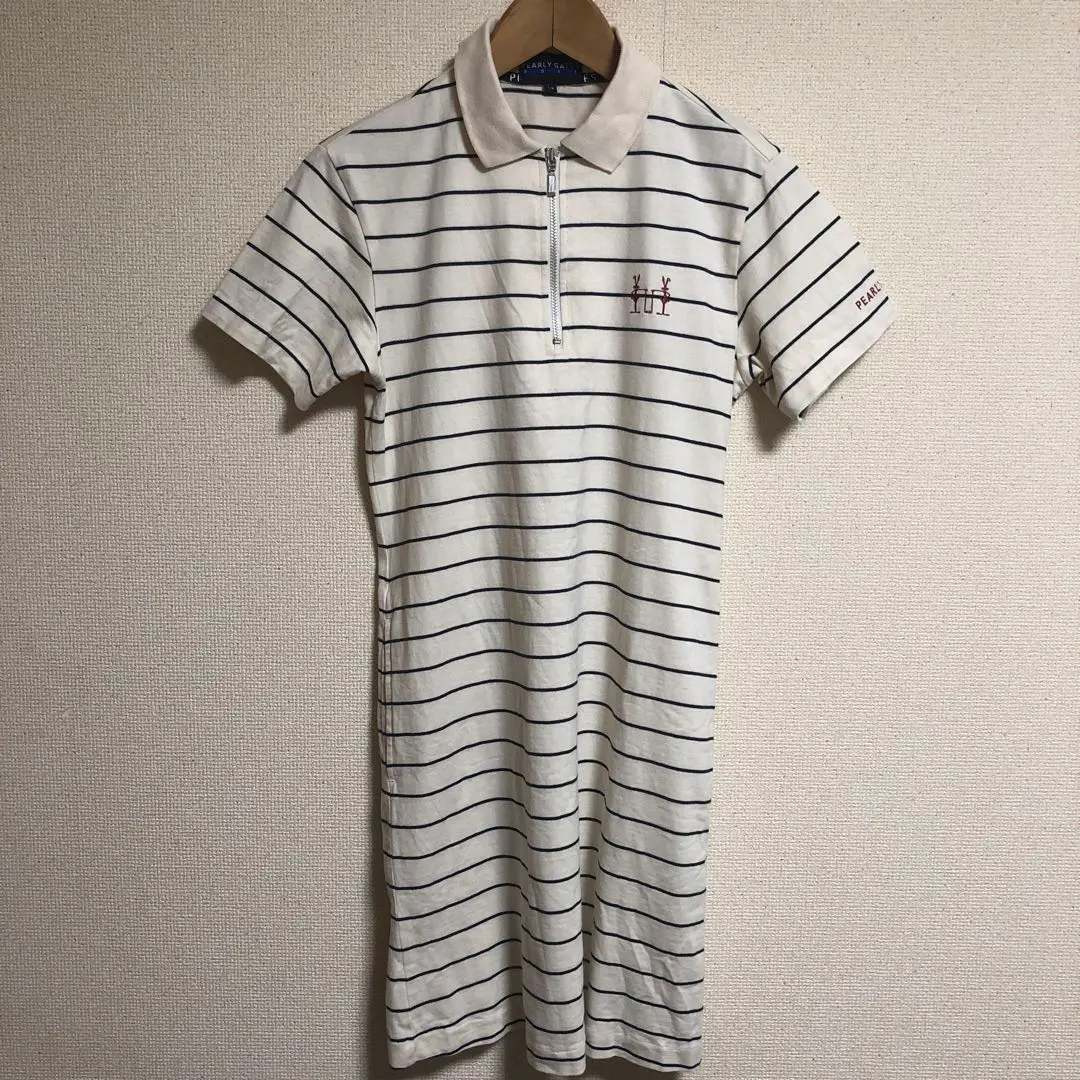 Thumbnail of Rare Embroidered Logo Pearly Gates One-Piece Dress, Women's M