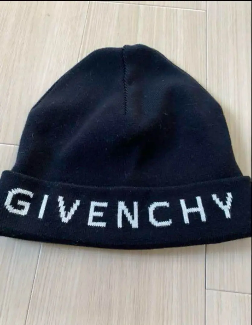 【正規品保証】新品 Givenchy ジバンシー ロゴ ビーニー　ニット帽 GIVENCHY】ウールニットキャップ ビーニー 4G ロゴ (GIVENCHY