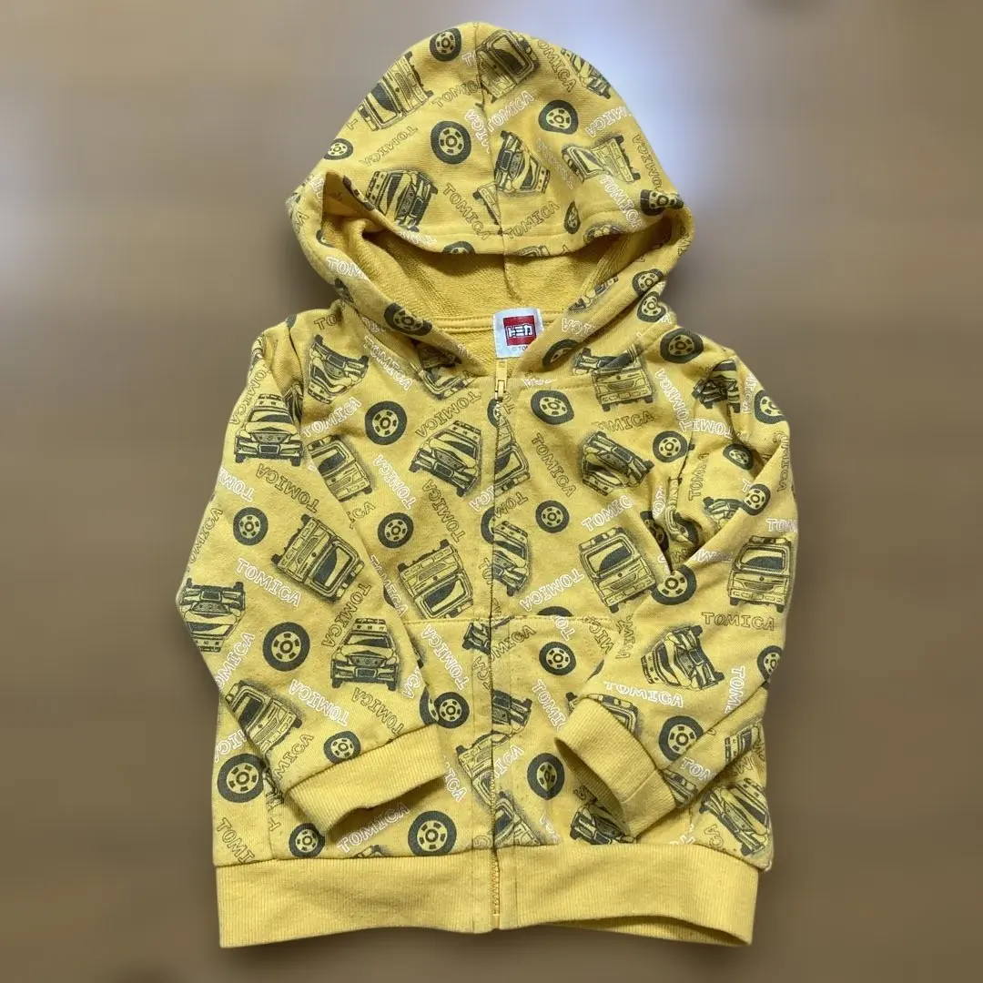 Thumbnail of Tomica Car Print Yellow Hoodie