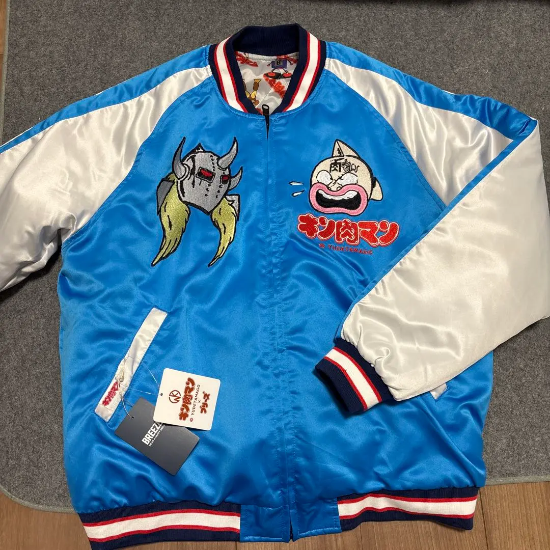 新品未使用　キン肉マン スーベニア　スカジャン Lサイズ BREEZE スカジャン 「キン肉マンコラボ」スーベニアスカジャン