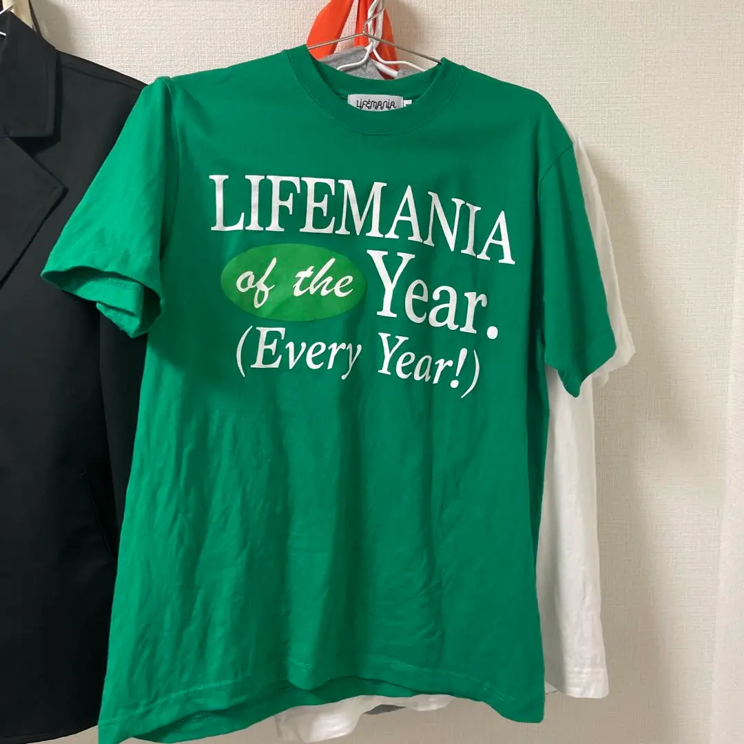 ¥€$MAN ブラック Tシャツ　lifemania Short Sleeve T-Shirt - Dancing,Kobe(L(MEN) Black/ブラック