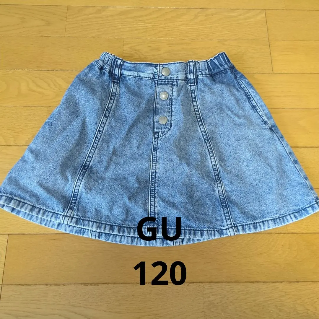 Thumbnail of GU Denim Skirt 120