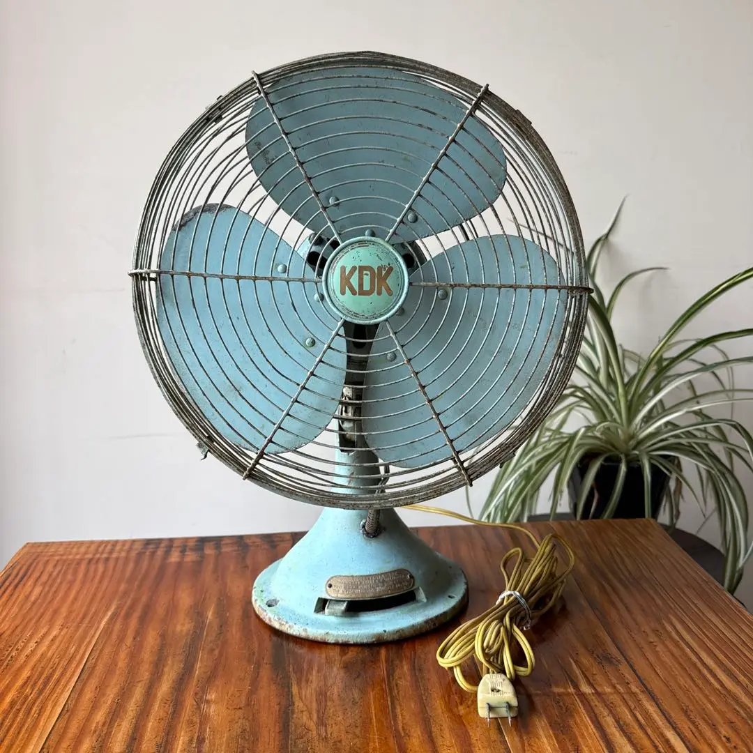 扇風機　KDK 扇風機　昭和レトロ　オブジェ　ヴィンテージ 扇風機 昭和レトロ オブジェ ヴィンテージ - メルカリ