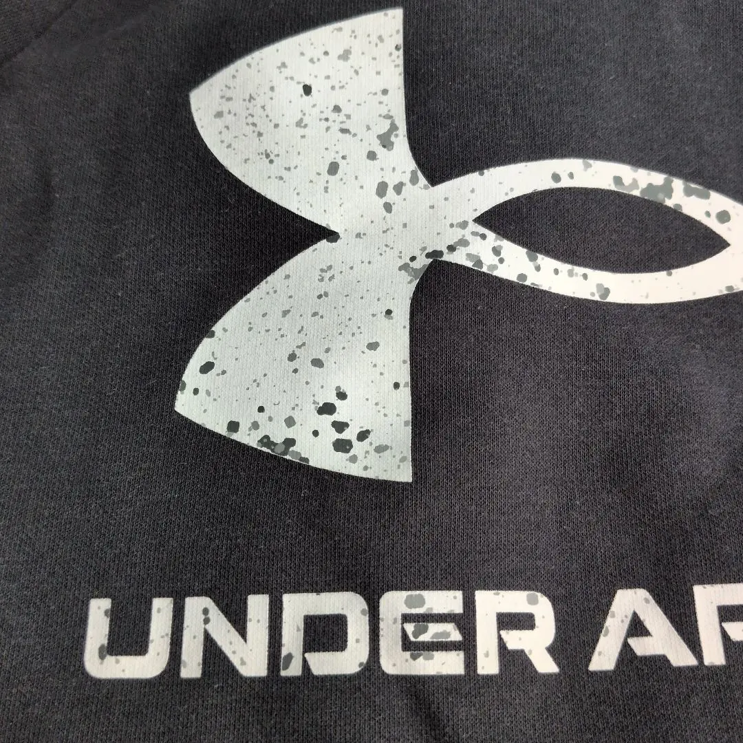 Thumbnail of Under Armour Hooded Sweatshirt 160 Fleece-lined Charcoal Black