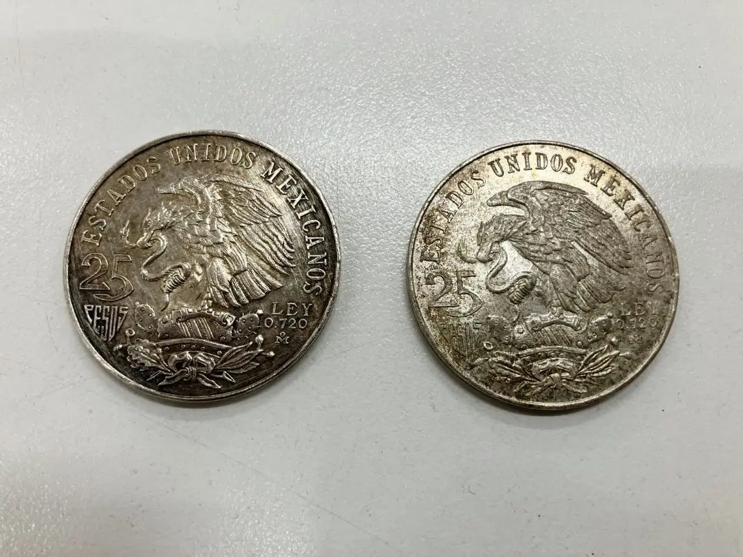 メキシコオリンピック記念25ペソ銀貨　キーホルダー メキシコオリンピック記念25ペソ銀貨 キーホルダー - メルカリ