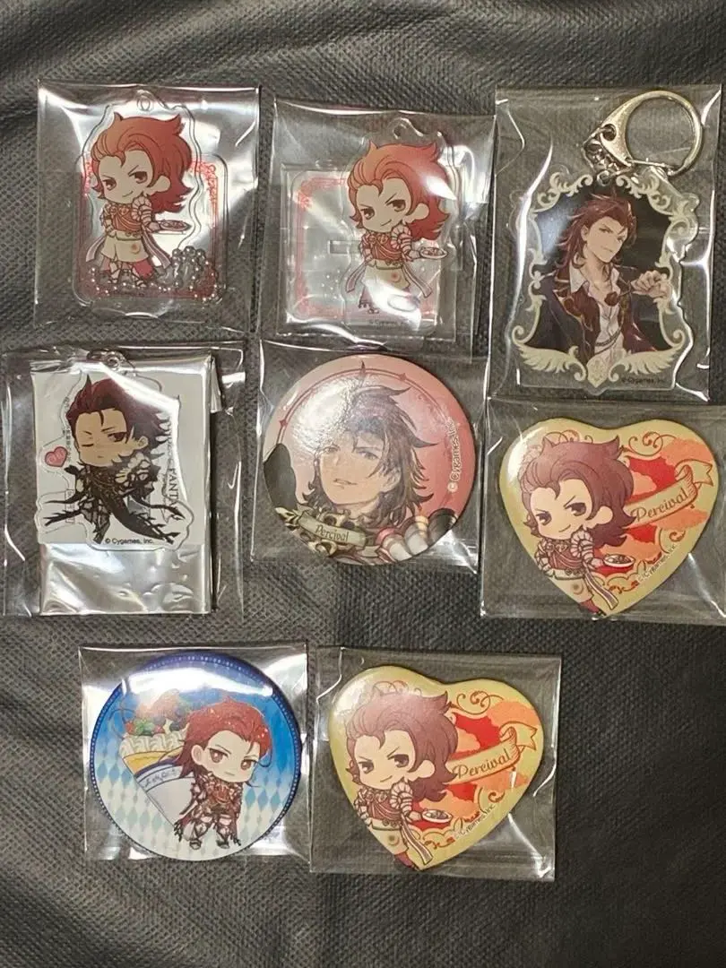 Thumbnail of Granblue Fantasy Percival acrylic keychain and can badge