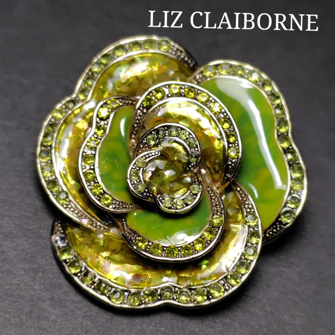 LIZ CLAIBORNE】リズクレイボーン 象 ブローチ