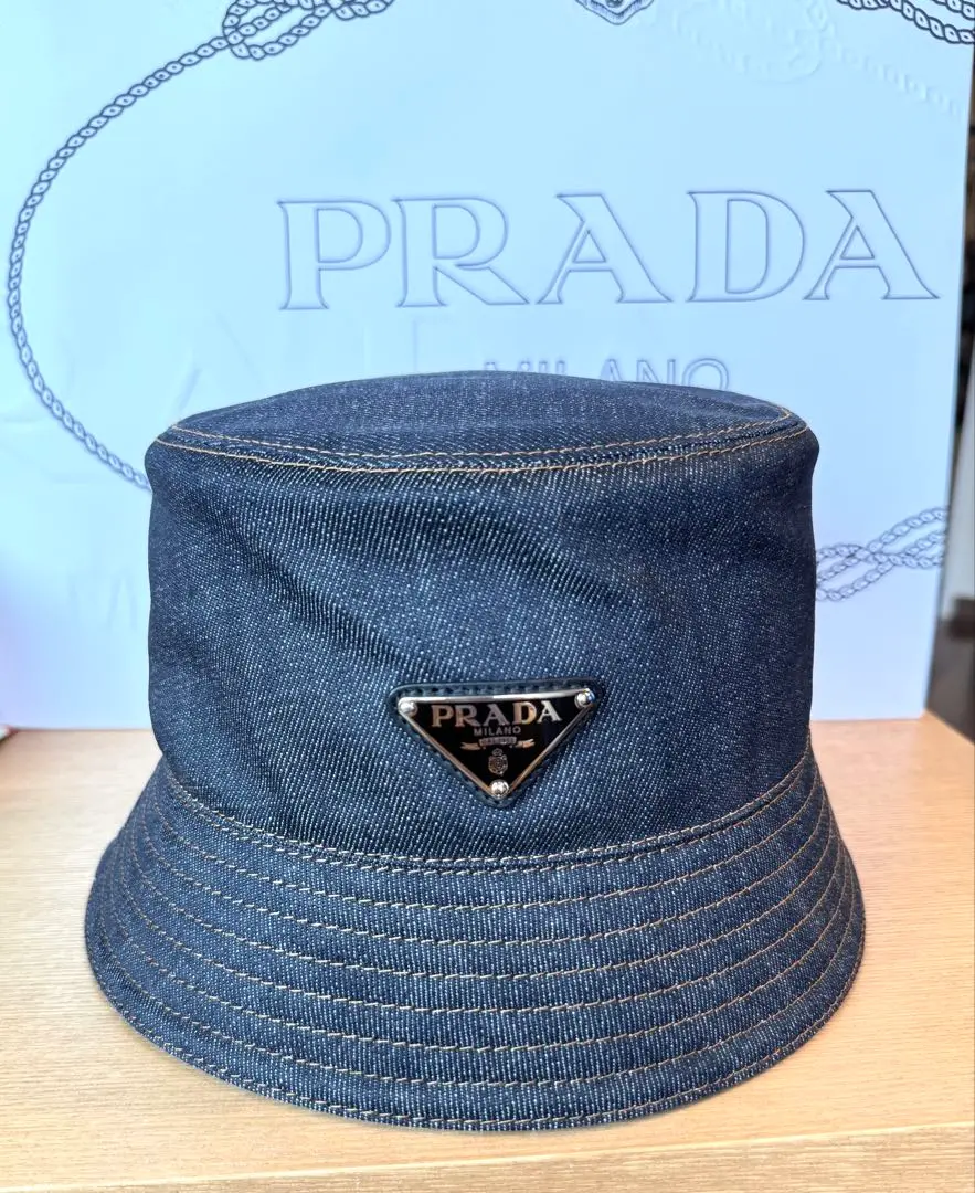 2025年最新】prada バケットハット デニムの人気アイテム - メルカリ