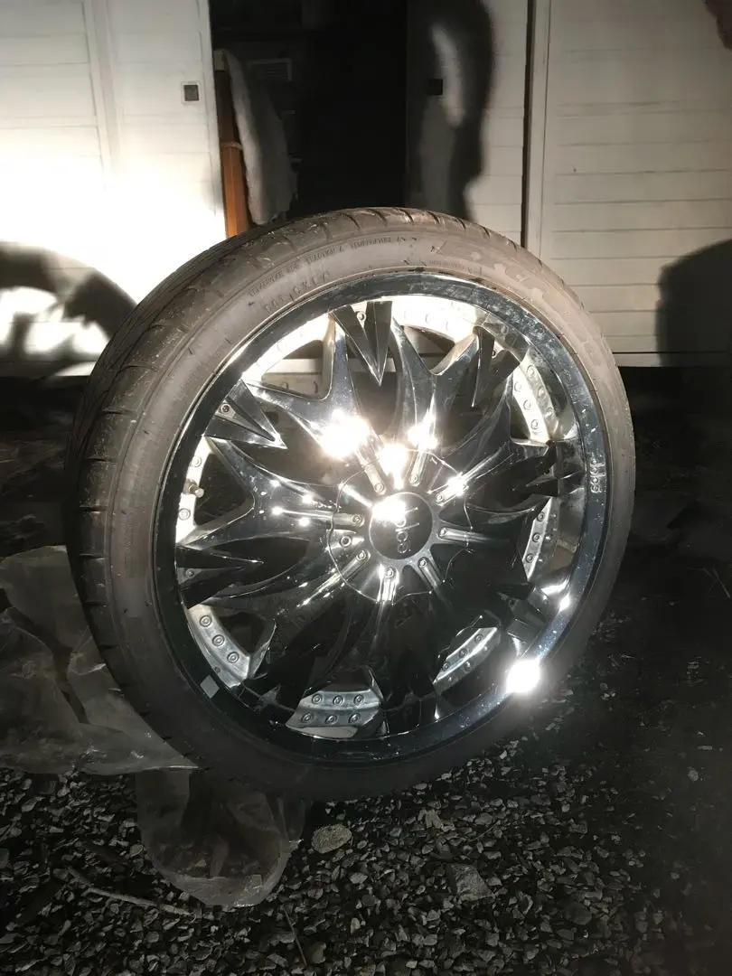 り*じ様 20インチ クローム仕上げ ホイール ドルチェ多角9.5j通し値下げ化 20インチ クローム仕上げ ホイール ドルチェ多角9.5j通し値下げ化
