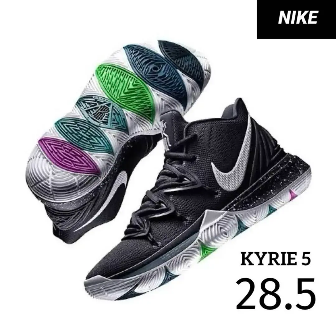 NIKE KYRIE Ⅴ EP ナイキ カイリー 5 黒×マルチカラー 27cm NIKE KYRIE Ⅴ EP ナイキ カイリー 5 黒×マルチカラー 27cm