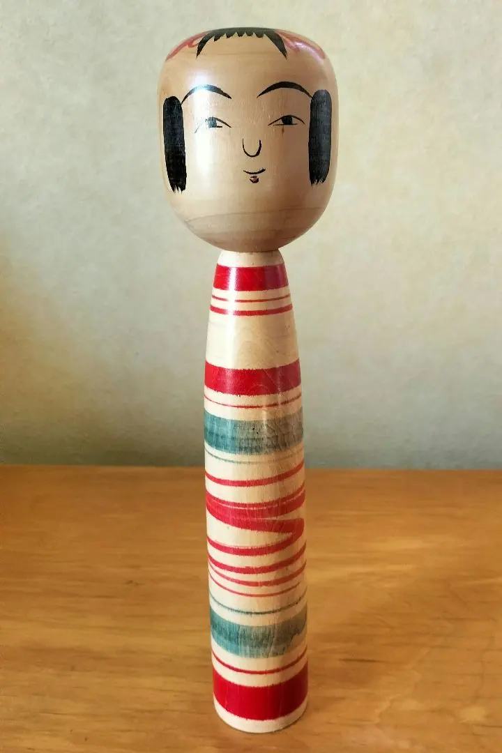 Thumbnail of Traditional Kokeshi Doll, Tsuchiyu Style, Ichiji Ouchi, Approximately 32 cm
